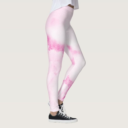 Leggings aus rosa Marmor (Rechts)