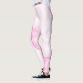 Leggings aus rosa Marmor (Links)