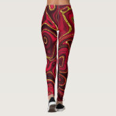 Leggings aus Rotgold (Rückseite)