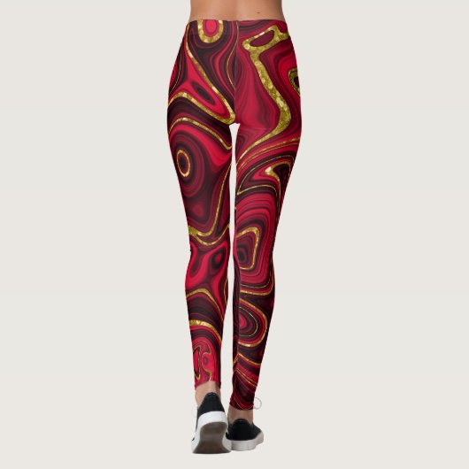 Leggings aus Rotgold (Rückseite)