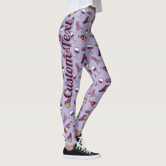 Leggings aus Rotwein (Rechts)