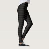 Leggings aus schwarz-grauen Streifen (Rechts)
