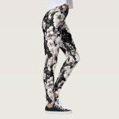 Leggings aus Schwarz und Weiß (Rechts)