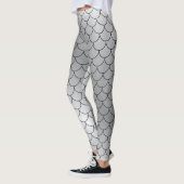Leggings aus Silber und Schwarz (Links)