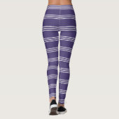 Leggings aus Violet Streifen (Rückseite)