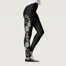 Leggings aus Weiß und Schwarz