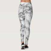 Leggings aus weißem Marmor (Rückseite)