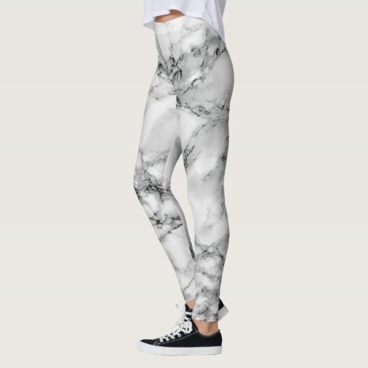 Leggings aus weißem Marmor (Links)