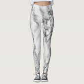 Leggings aus weißem Marmor (Vorderseite)