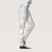 Leggings aus weißem und goldmarmor (Rechts)