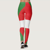 Leggings - baskische Flagge (Rückseite)