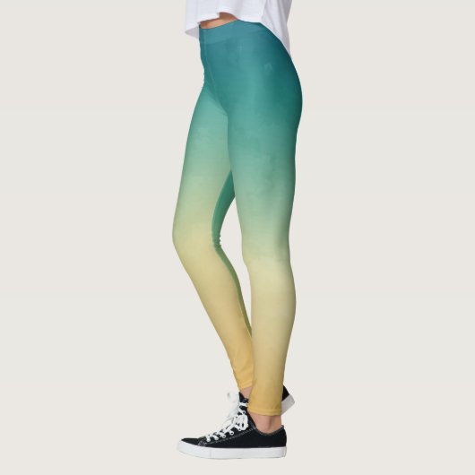 Leggings Beach Sonnenuntergang Palmenbaum String L (Links)