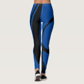 Leggings Black Royal Blue (Rückseite)