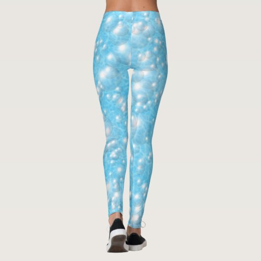 Leggings - Blasen im Pool (Rückseite)