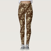 Leggings - Blasen in Braun (Vorderseite)