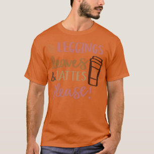 Leggings Blätter bitte Latten T-Shirt