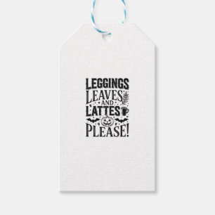 Leggings Blätter Lattes Halloween Herbst Kaffee De Geschenkanhänger