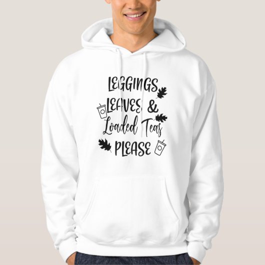 Leggings Blätter und beladene Tees Bitte (Vorderseite)