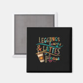 Leggings Blätter und Latten Bitte Vintagen Pumpkin Magnet (Vorderseite/Rückseite)