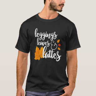 Leggings Blätter und Latten T-Shirt
