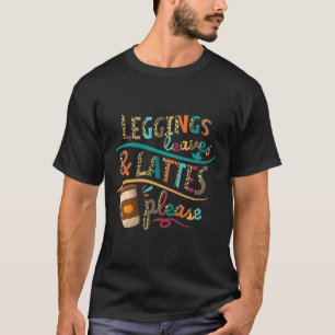 Leggings Blätter und Lattes bitte Vintage Kürbis  T-Shirt