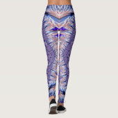 Leggings ~ blau lila ~ Original (Rückseite)