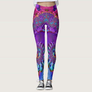 Leggings ~ blau lila pink ~ Original