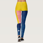 Leggings blau und gelb (Rückseite)