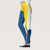 Leggings blau und gelb (Links)
