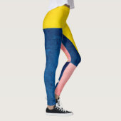 Leggings blau und gelb (Rechts)