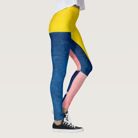 Leggings blau und gelb (Rechts)