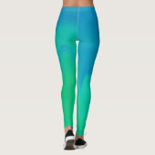 Leggings ~ blau und grün (Rückseite)