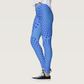 Leggings - Blaue Spiralstars (Links)