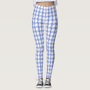 Leggings - Blaue Verriegelung
