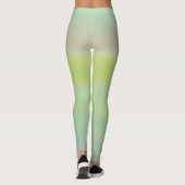 Leggings ~ bleibliche Zitrone und grün (Rückseite)