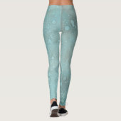 Leggings Blue Sea/Delphin Design (Rückseite)