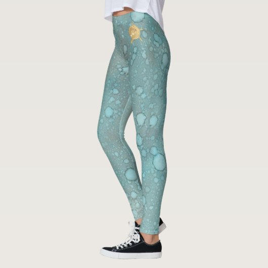 Leggings Blue Sea/Delphin Design (Links)