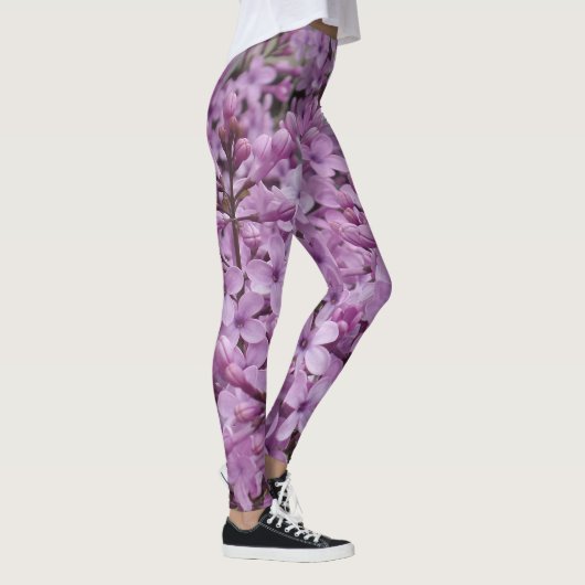 Leggings Blume in hellrosa (Rechts)