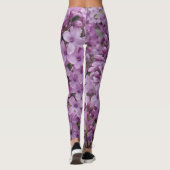Leggings Blume in hellrosa (Rückseite)
