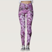 Leggings Blume in hellrosa (Vorderseite)