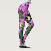 Leggings Blume in Rosa und Gelb (Rechts)