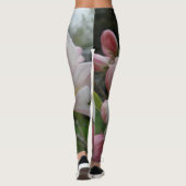 Leggings Blume weiß/rosa (Rückseite)