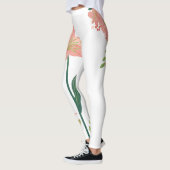 Leggings Blumen Frau Athleten (Links)