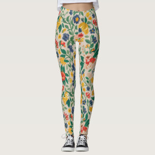 Leggings Blumen Thema