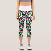 Leggings Blumendruck (Vorderseite)