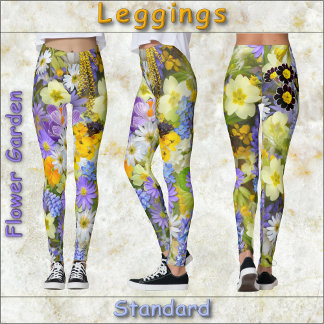LEGGINGS - "Blumengarten" - Blumendesign