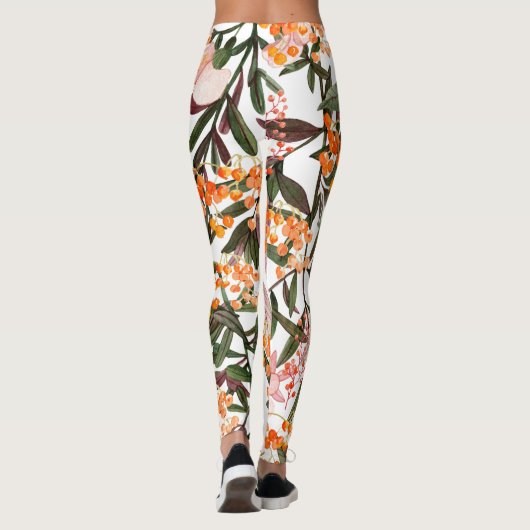 Leggings - Blumenmuster (Rückseite)