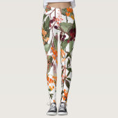 Leggings - Blumenmuster (Vorderseite)