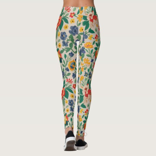 Leggings Blumenthema (Rückseite)