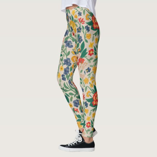 Leggings Blumenthema (Links)
